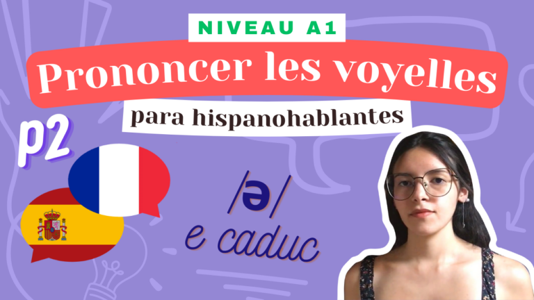 Lire la suite à propos de l’article [A1] Prononcer les voyelles orales /ə/ /ø/ et /œ/ (Laura) [Leçon pour hispanophones]